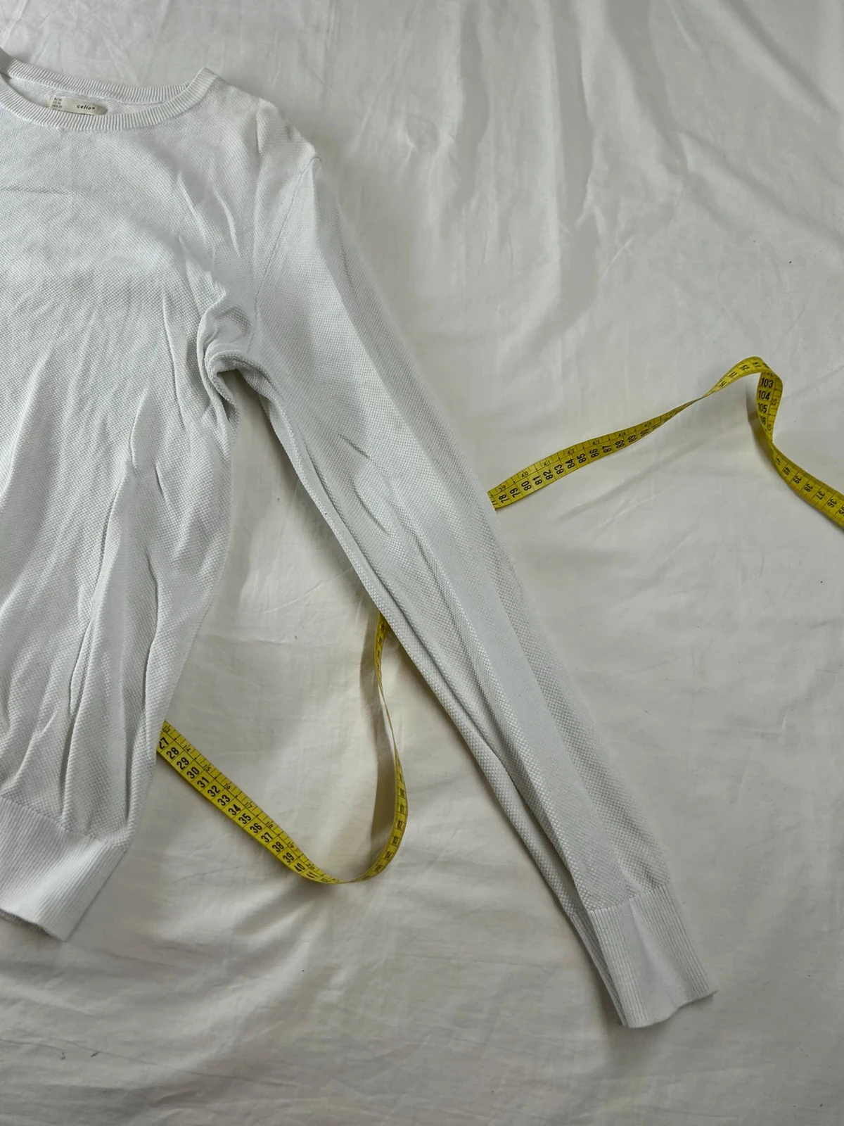 Suéter blanco crema Celio – photo 4